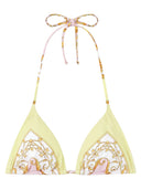 Versace Printed Bikini Top