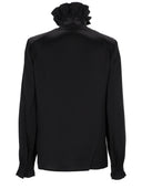 Gucci-Hemd aus Seidensatin mit Schleife