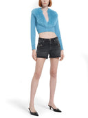 Gucci Denim Shorts With Horsebit Detail