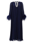 Self Portrait Chiffon Midi Dress