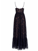Michael By Michael Kors Long Lace Dress