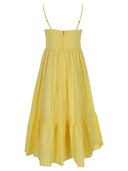 Michael By Michael Kors V Neck Midi Dress