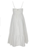 Michael By Michael Kors V Neck Midi Dress