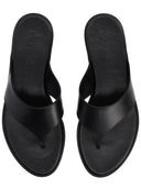 Aeyde Leder-Tanga-Sandale