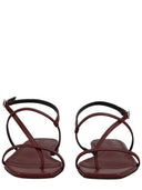 Aeyde Leder-Tanga-Sandale