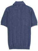 Brunello Cucinelli Linen Knit Polo Shirt