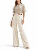 Brunello Cucinelli Silk And Linen Knit Polo Shirt