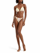 Versace Printed Bikini Top