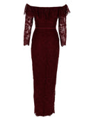 Self Portrait Lace Dress With Jewel Buttons