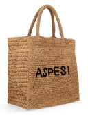Aspesi Shopper Bag With Embroidery
