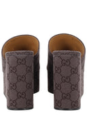 Gucci-Stoffkeilsandale „Gg“