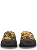 Versace Jeans Couture Pantoletten mit Aufdruck