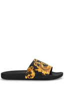 Versace Jeans Couture Pantoletten mit Aufdruck