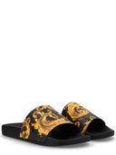 Versace Jeans Couture Pantoletten mit Aufdruck