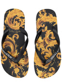 Versace Jeans Couture Thong Sandal With Logo
