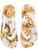Versace Jeans Couture Tanga-Sandale mit Logo