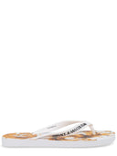 Versace Jeans Couture Tanga-Sandale mit Logo