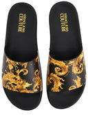 Versace Jeans Couture Pantoletten mit Aufdruck