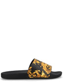 Versace Jeans Couture Pantoletten mit Aufdruck