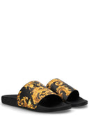 Versace Jeans Couture Pantoletten mit Aufdruck