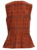 Top Ps By Paul Smith con motivo traforato