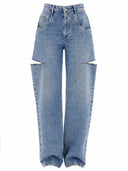 Maison Margiela Jeans With Cut Out Detail