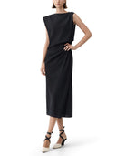 Jacquemus "La Robe Drap" Midi Dress