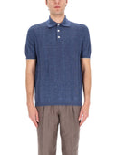 Brunello Cucinelli Linen Knit Polo Shirt