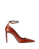 Ami Paris With Heel Brown