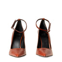 Ami Paris With Heel Brown
