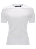 Versace Jeans Couture T Shirt Con Logo Glitterato