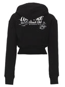 Versace Jeans Couture Felpa Crop Con Logo