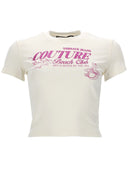 Versace Jeans Couture T Shirt Avec Logo Glitterato