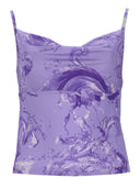 Versace Jeans Couture Top In Viscosa