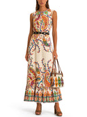 Etro Long Dress With Floral Paisley Print