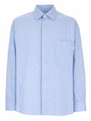 Amish Camicia In Cotone "Crinckle"