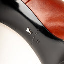 Ami Paris With Heel Brown