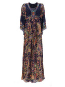 Etro Abito Lungo Con Stampa „Paisley“