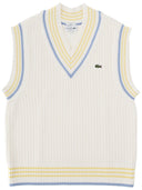 Lacoste Gilet In Maglia Con Logo