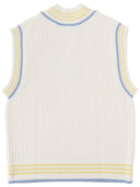 Lacoste Gilet In Maglia Con Logo