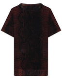 Jean Paul Gaultier T Shirt Con Stampa "Python"