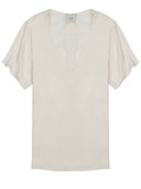 Alysi Blusa aus Twill Di Seta