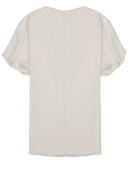 Alysi Blusa aus Twill Di Seta