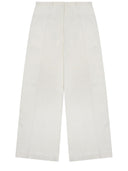Alberta Ferretti Pantalone In Twill Di Viscosa