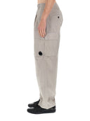 C.P. Company Pantalone Cargo Con Patch-Logo