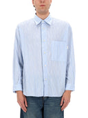 Amish Camicia In Cotone "Crinckle"