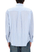 Amish Camicia In Cotone "Crinckle"