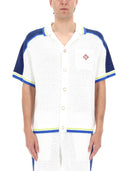 Casablanca Camicia In Crochet Con Logo