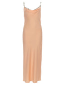 Rabanne Abito Midi In Raso