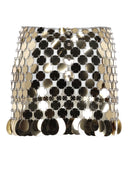 Rabanne Minigonna In Paillettes